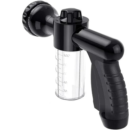 8-in-1 Pressure Hose Nozzle Foam Gun - Versatile Jet Spray Gun and Soap Dispenser for Garden, Pet Care, and Vehicle Washing