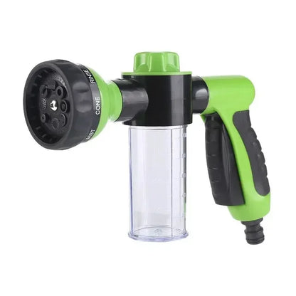 8-in-1 Pressure Hose Nozzle Foam Gun - Versatile Jet Spray Gun and Soap Dispenser for Garden, Pet Care, and Vehicle Washing