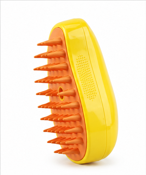 Steam pet brush